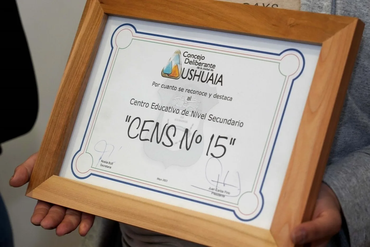 El Concejo Deliberante de Ushuaia reconoció al CENS 15