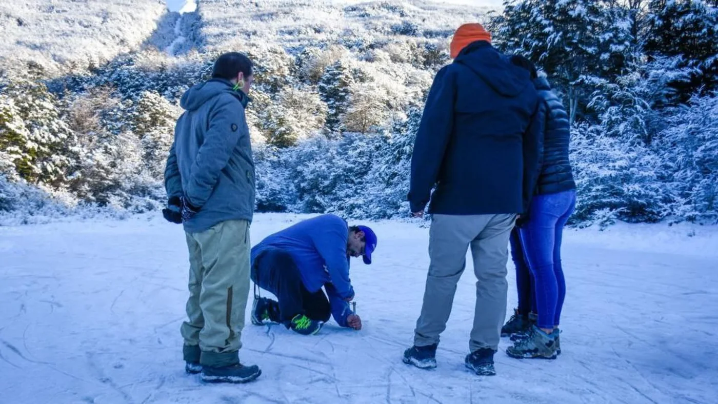 Autoridades autorizaron el uso de sectores de la Laguna del Diablo para patinar