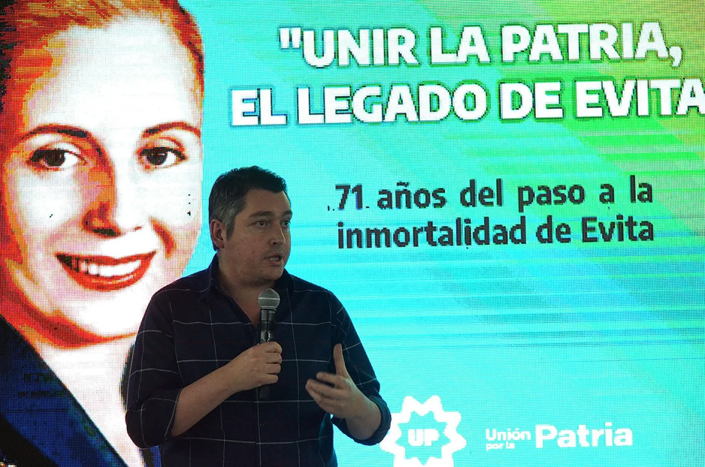 Martín Perez brindó un fuerte respaldo a la figura de Andrea Freites como candidata de Unión por la Patria.