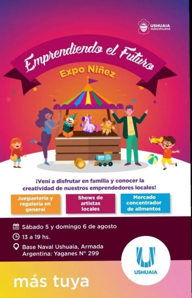 Expo Niñez y el Mercado Concentrador en Ushuaia