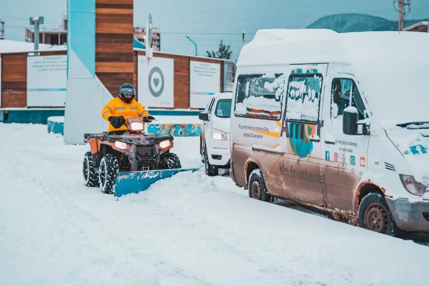 Intensas labores para garantizar la transitabilidad ante nevadas