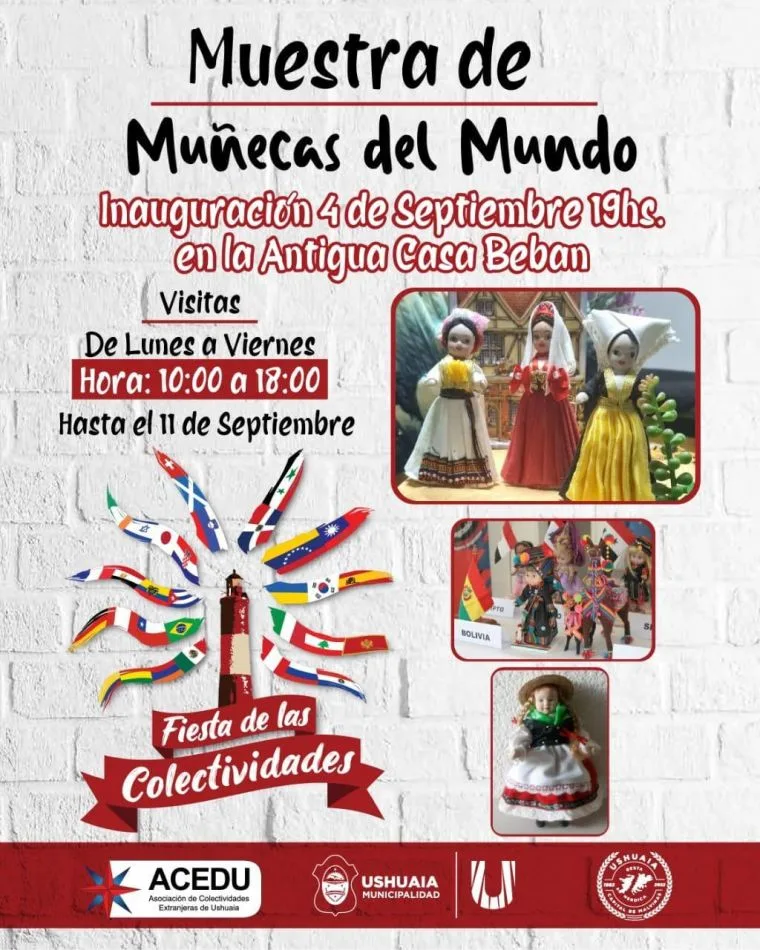 Presentación de la muestra denominada "Muñecas del Mundo"