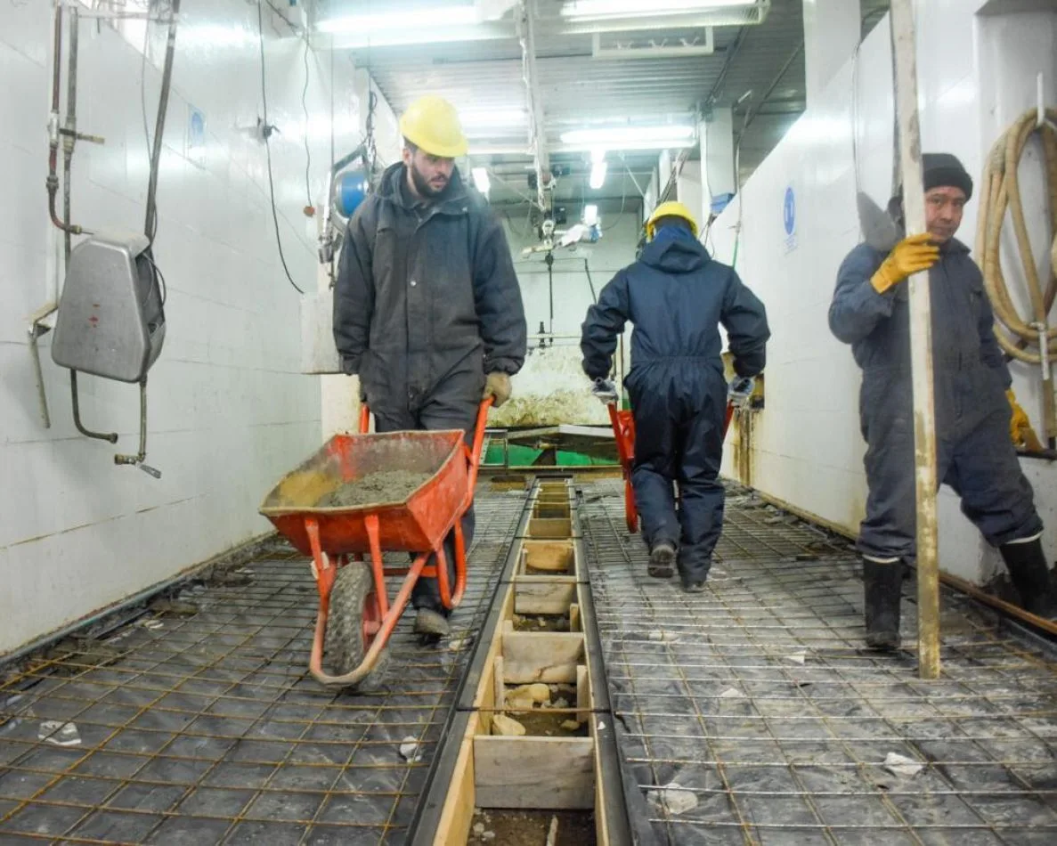 Avanza el plan de obras en el Matadero Municipal.