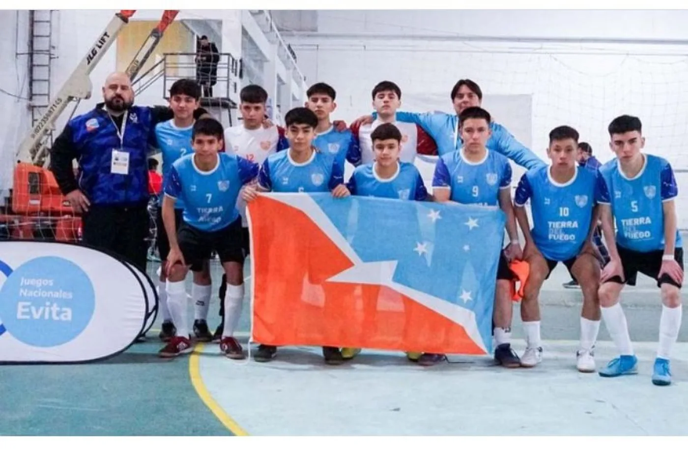 Medalla de Plata para el Futsal Masculino de Tierra del Fuego.
