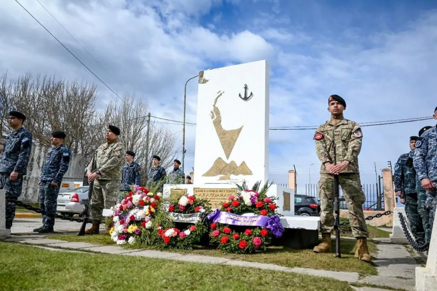 Conmemoraron el hundimiento del ARA Guaraní