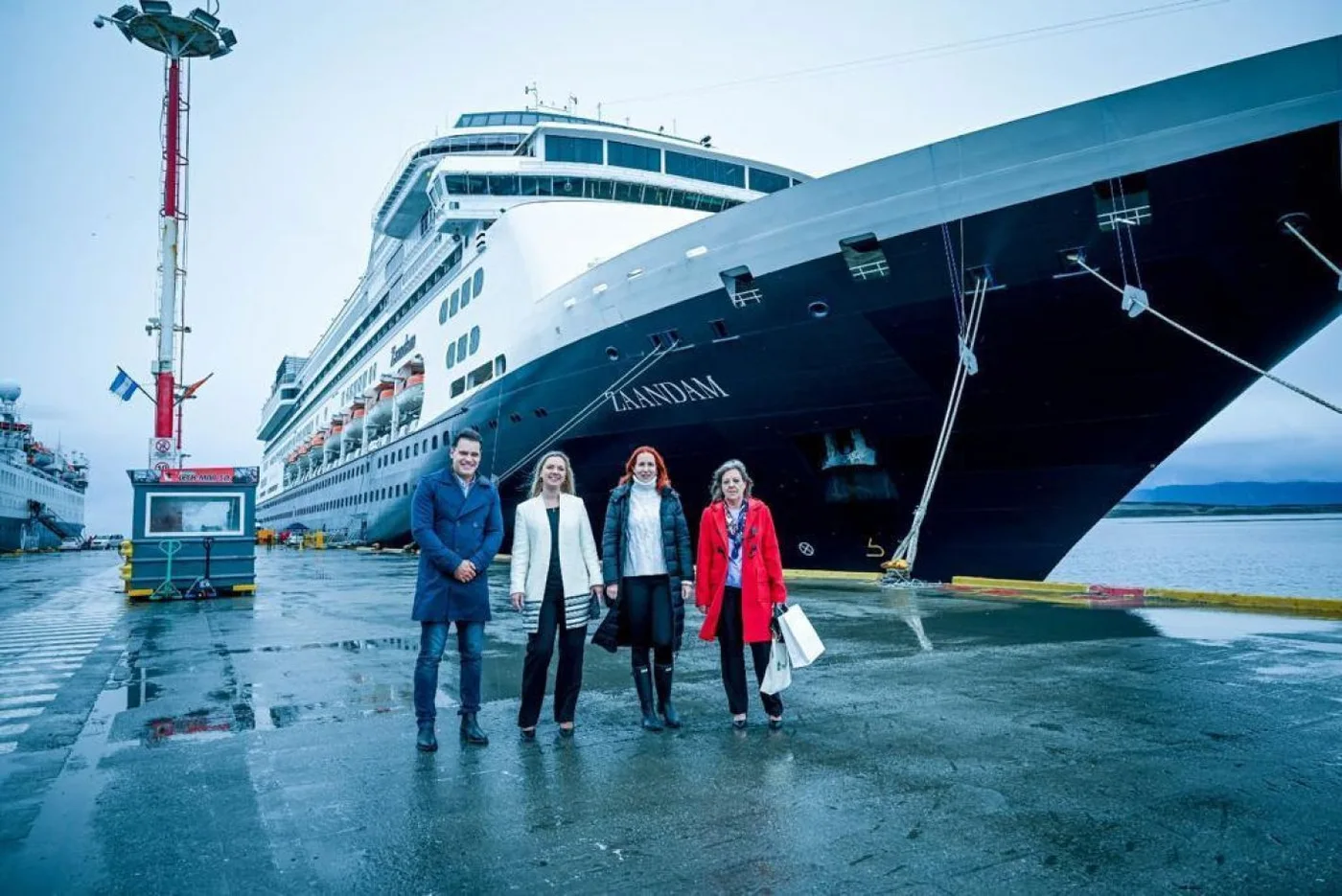 Gran temporada de cruceros turísticos en Ushuaia.