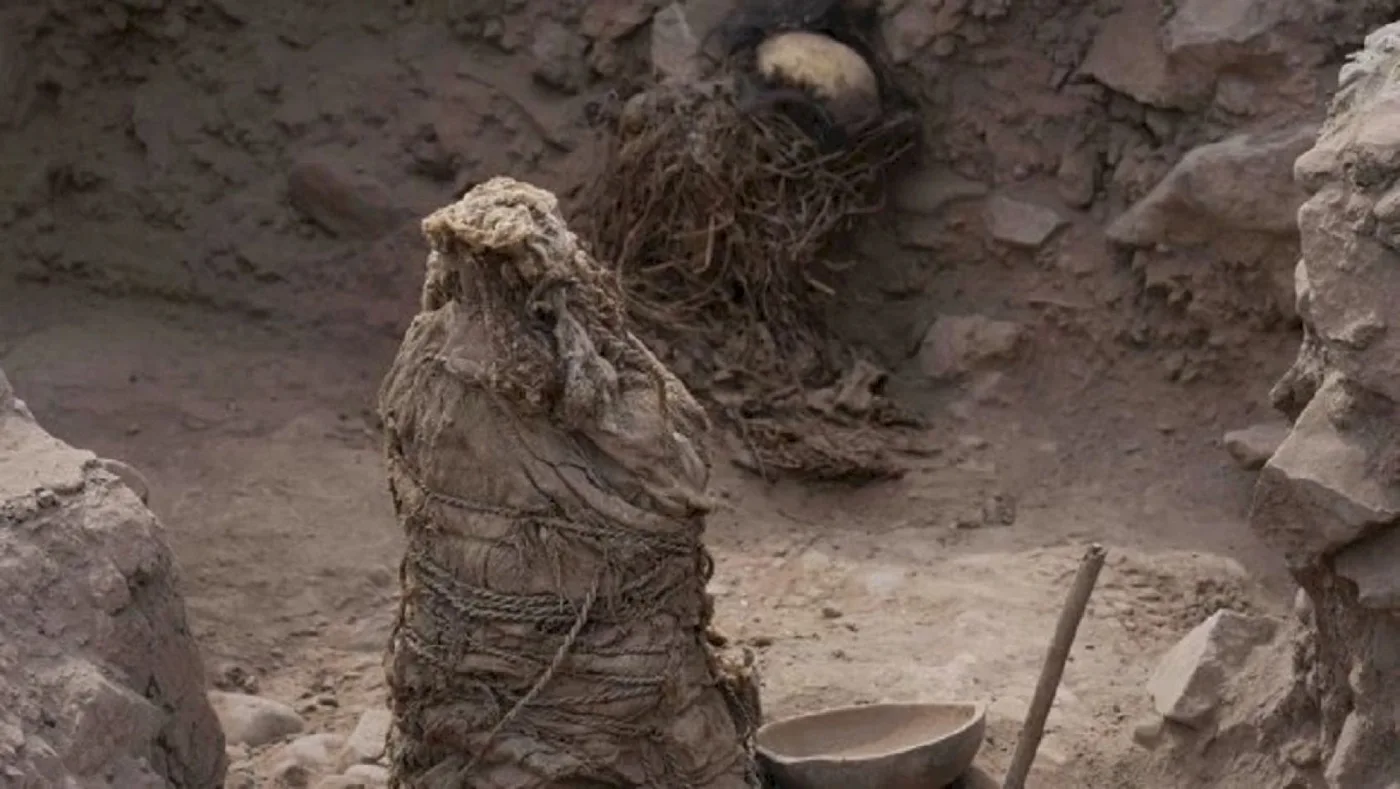 Descubren momias de niños de hace al menos 1.000 años.