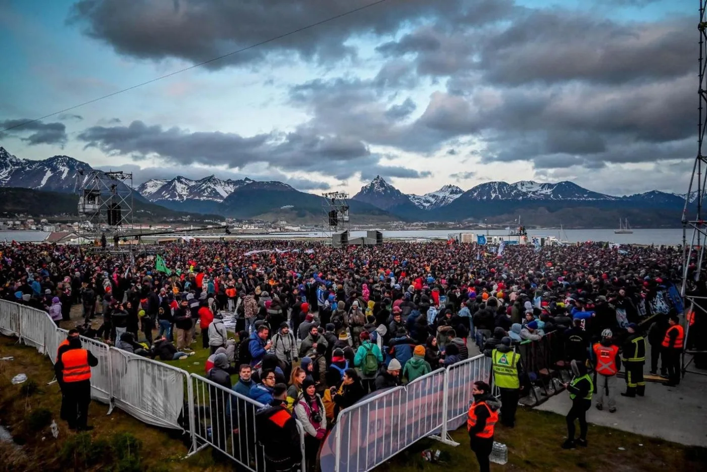 La Renga tocó en Ushuaia para el país y el mundo.