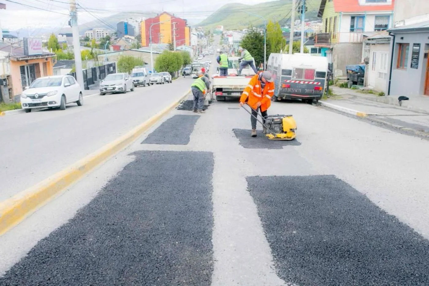 La Municipalidad de Ushuaia inició los trabajos de mantenimiento de Av. Magallanes