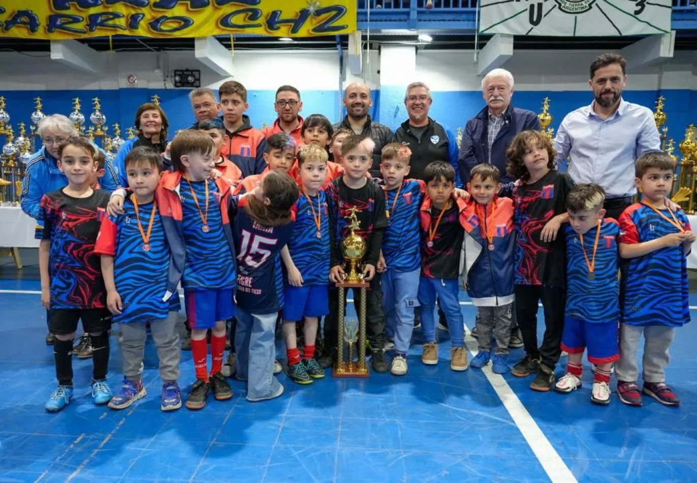 El municipio acompañó la entrega de premios de Futsal Cafs .