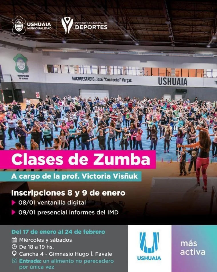 Apertura de inscripciones para las clases de zumba durante el verano