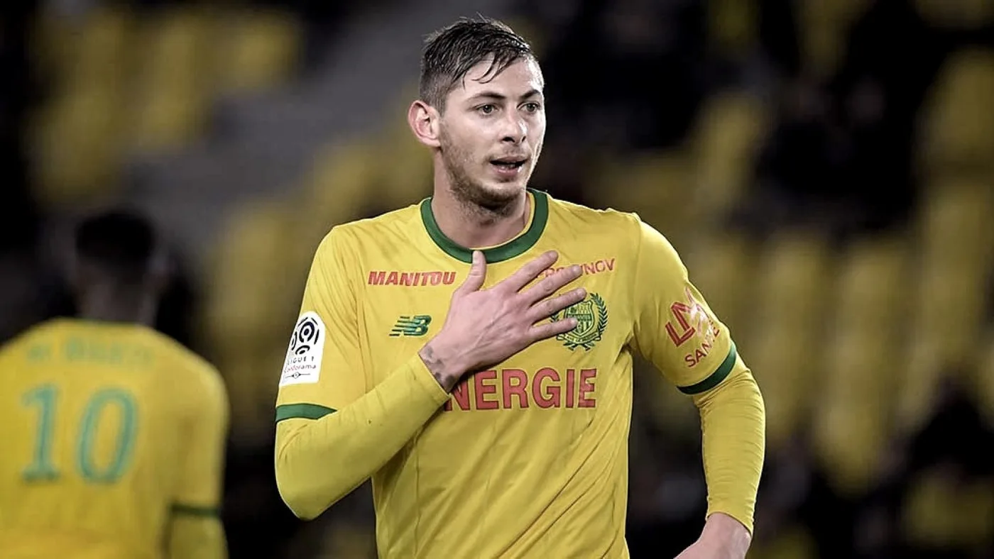 Futbolista Emiliano Sala .