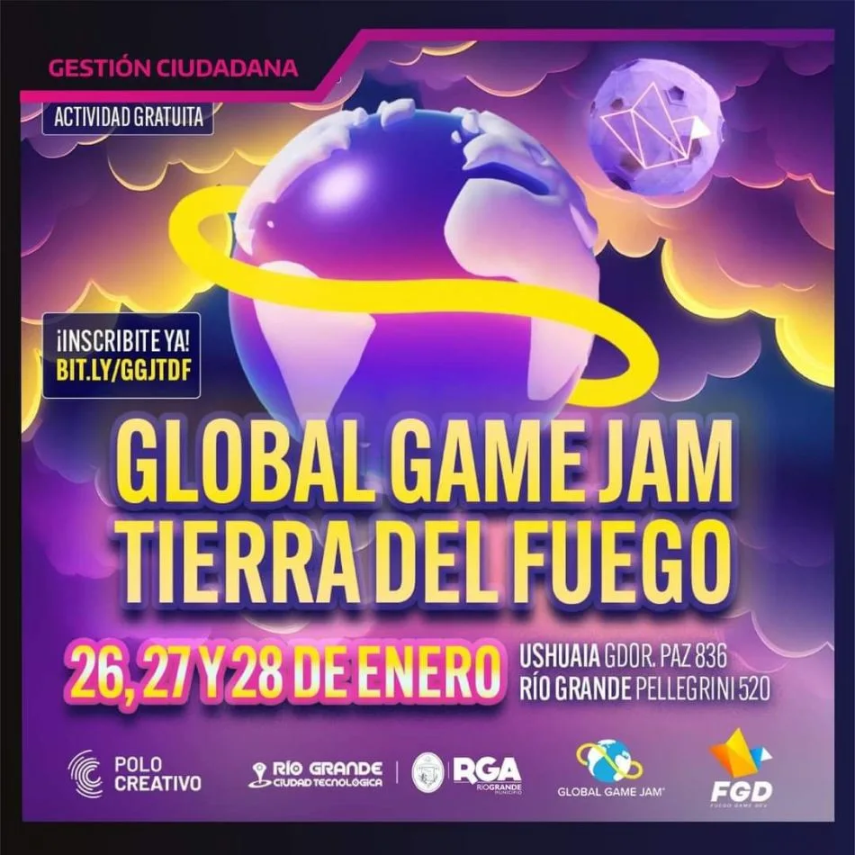 Se viene la Global Game Jam 2024 más autral del mundo