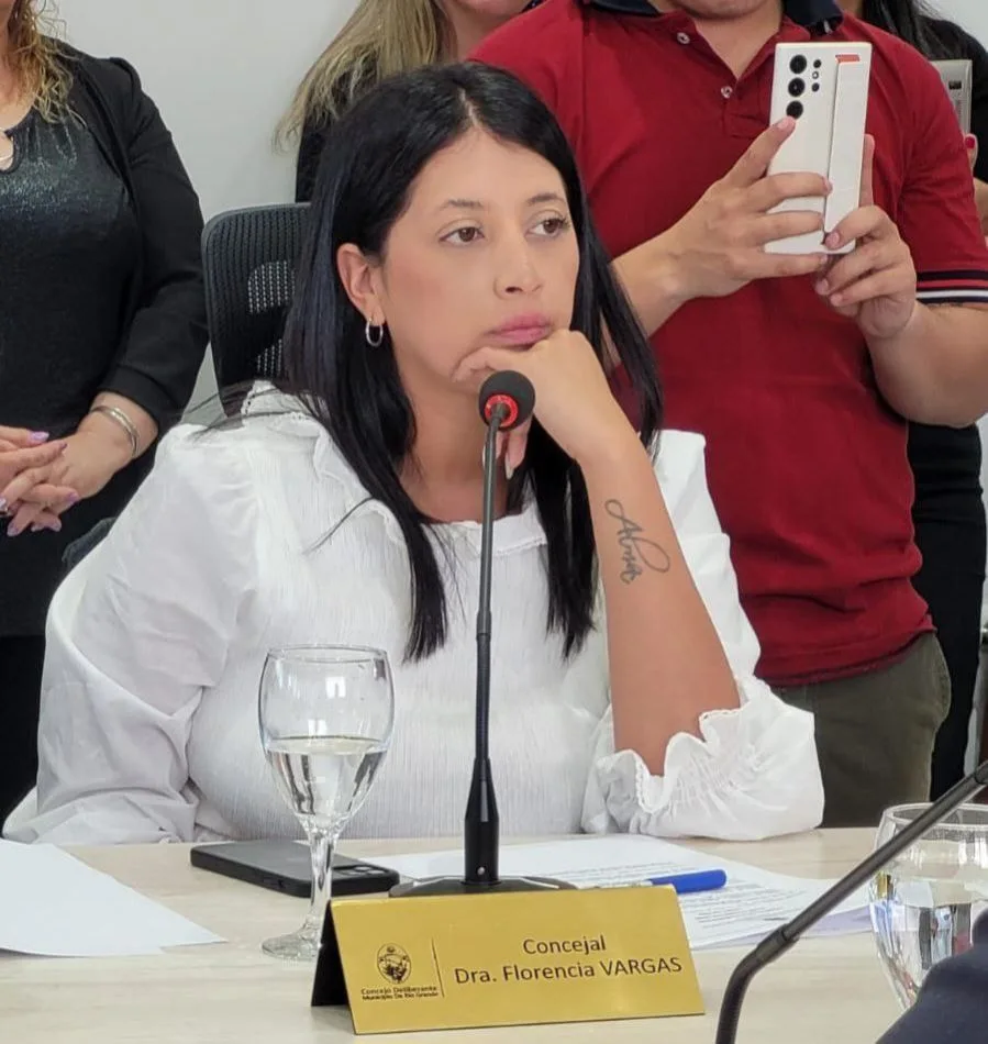 Florencia Vargas, concejal de Río Grande.