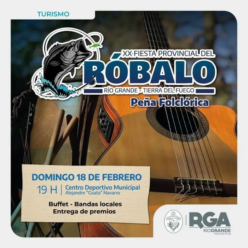 Se viene la edición N° 20 de la Fiesta Provincial del Róbalo