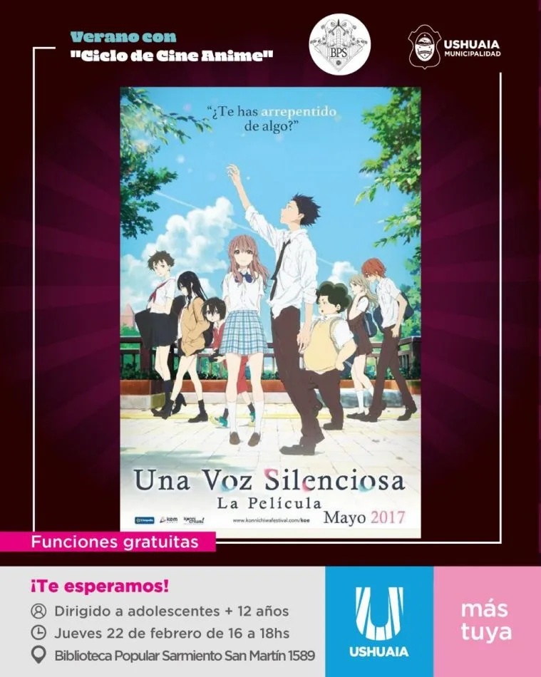 Se presenta el ciclo "Cine de Animé" en la Biblioteca Popular Sarmiento.
