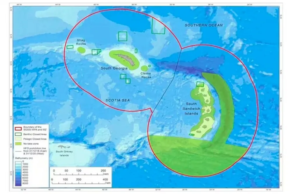 El Reino Unido extendió su control sobre la zona marítima de las Islas Malvinas