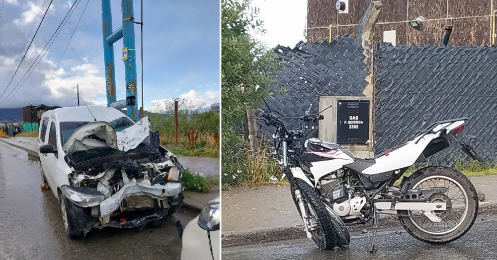 Una motociclista murió tras chocar con un utilitario