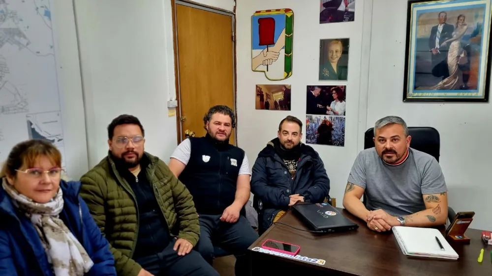 El presidente del Concejo Deliberante se reunió con representantes de la ATE