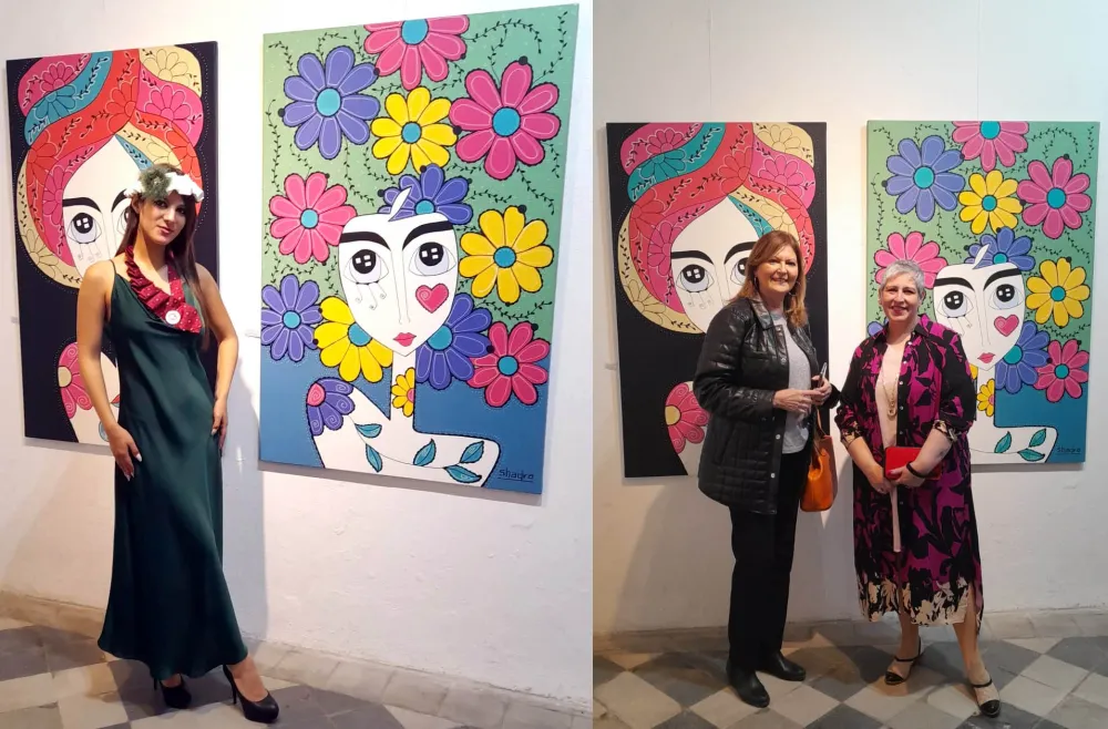 Shadra Vargas Matinic representa a Tierra del Fuego en muestra de arte en Buenos Aires