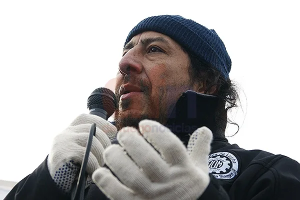 Secretario General de Unión Obrera Metalúrgica de Tierra del Fuego, Oscar Martínez.