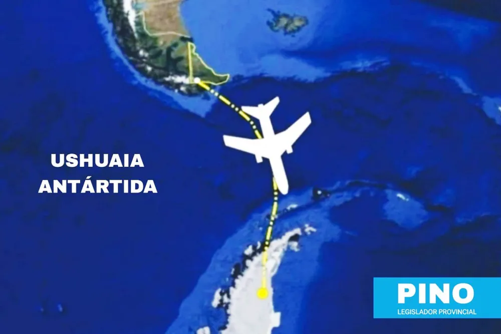 Se aprobó la ley para gestionar vuelos entre la Isla de Tierra del Fuego y la Antártida.