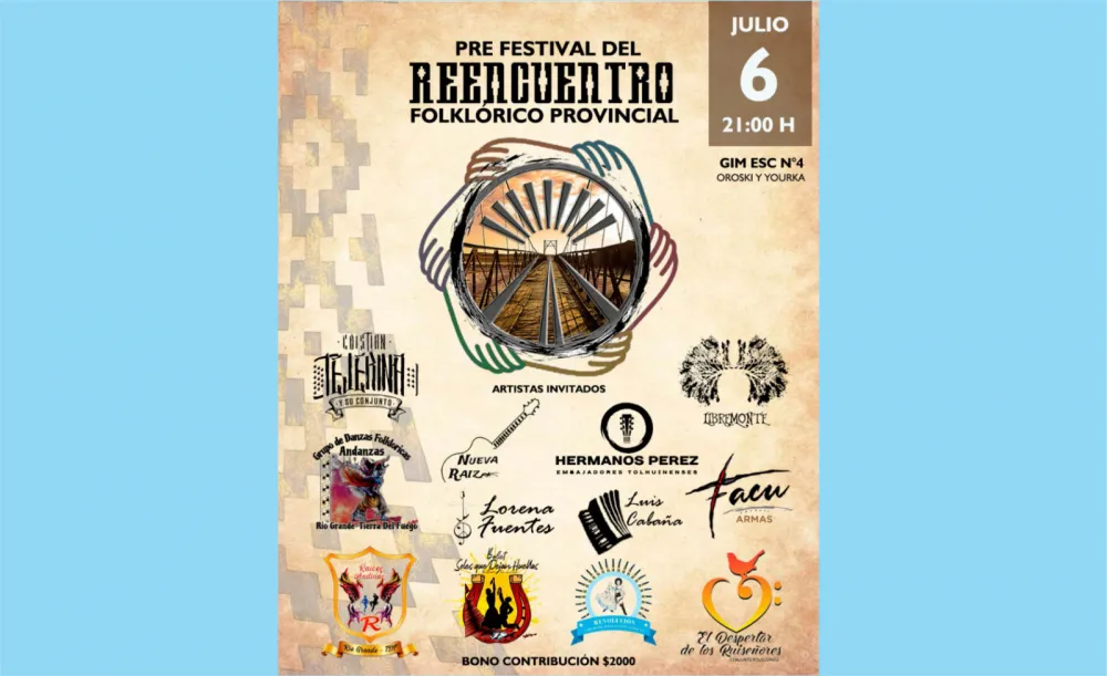 Se viene este sábado el Pre Festival del Reencuentro Folclórico Provincial