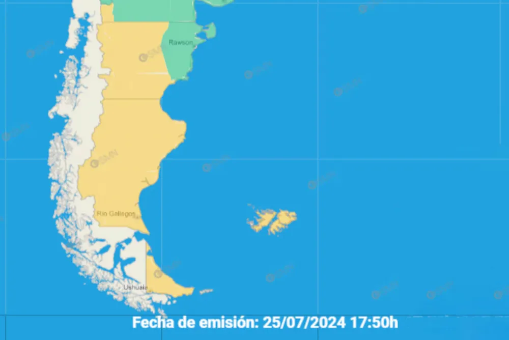 Alerta por ráfagas de viento de hasta 100 kilómetros por hora