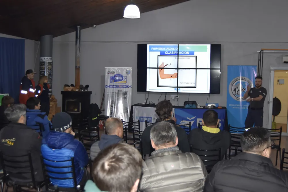 Realizaron el curso de Primeros Auxilios y RCP en el autódromo