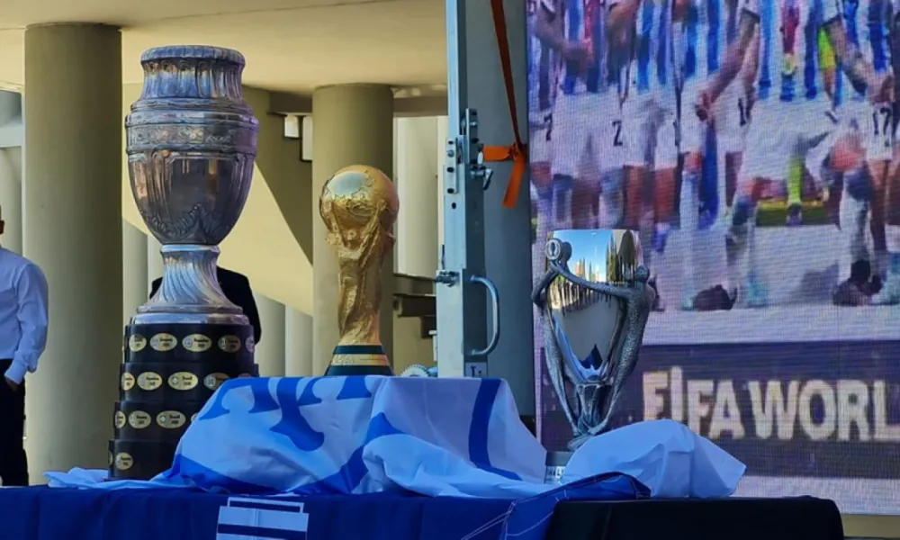 Las copas de la Selección Argentina visitarán Tierra del Fuego