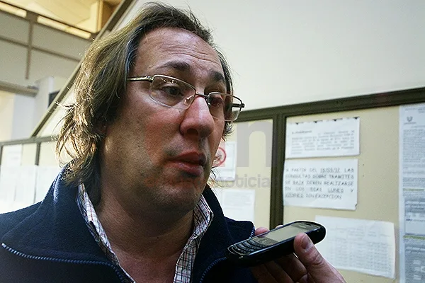 Secretario General de SUTEF Río Grande, Diego Castro.