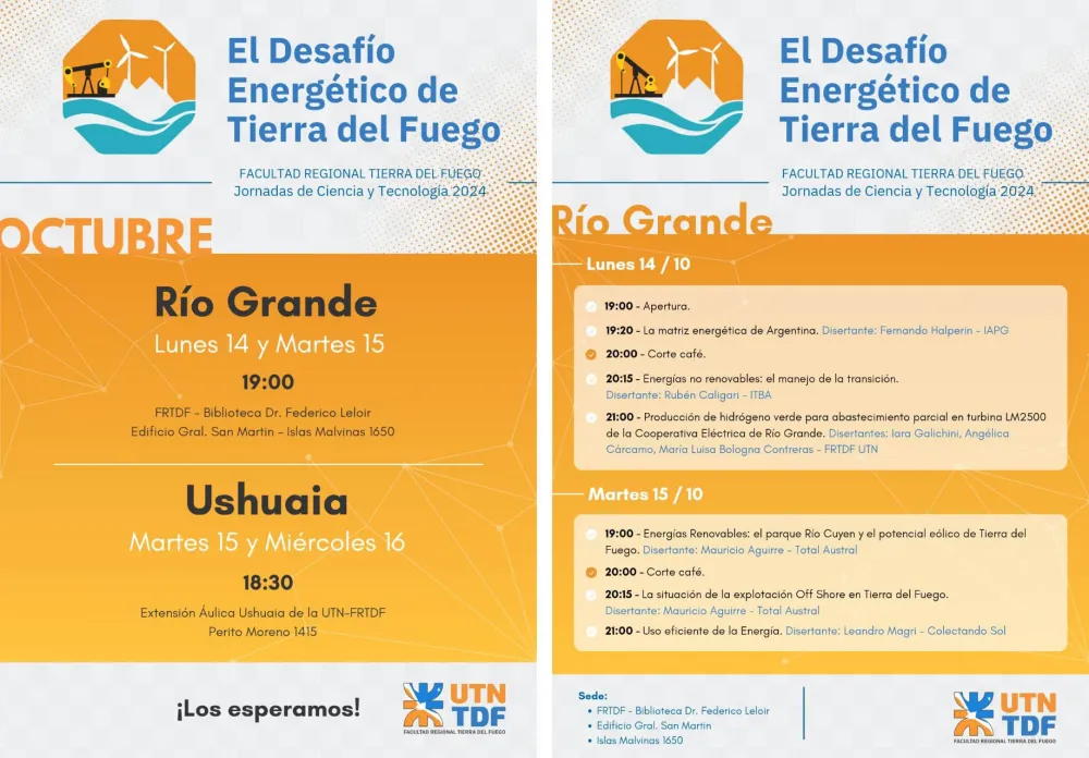 La UTN será sede de las Jornadas de Ciencia y Tecnología 2024