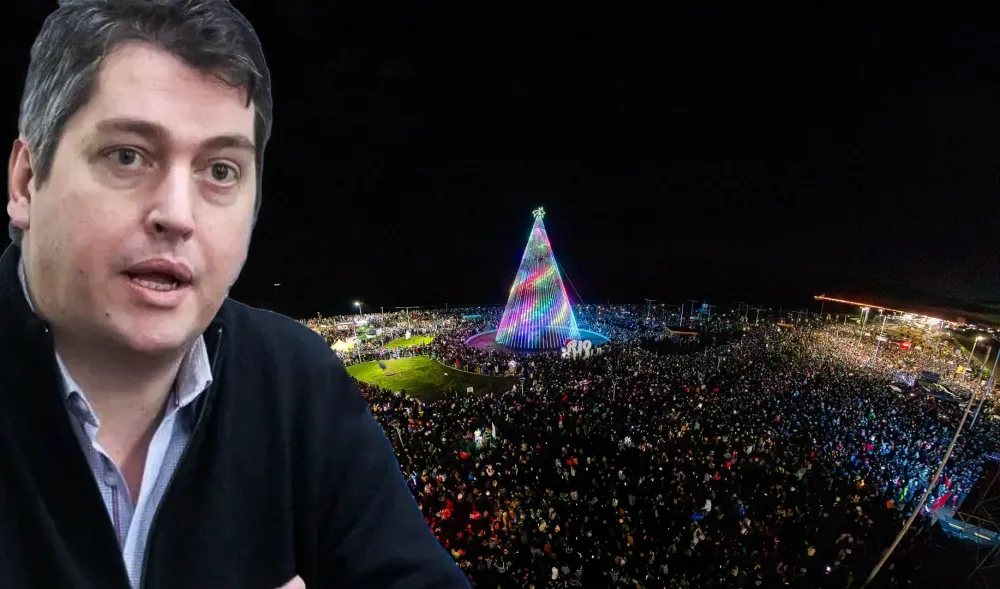 Martín Perez brindó un balance de la fiesta del Encendido del Árbol de Navidad