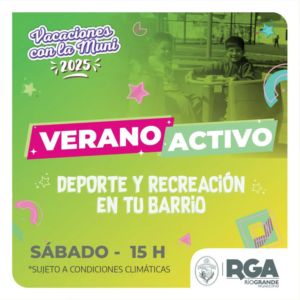 Invitan a disfrutar de las vacaciones con las jornadas “Verano Activo”