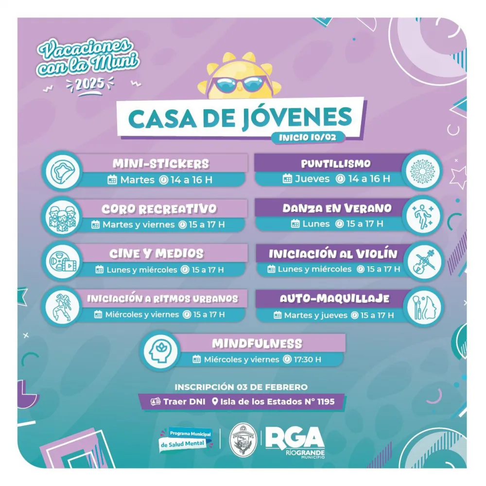 Viví febrero a pleno en Casa de Jóvenes