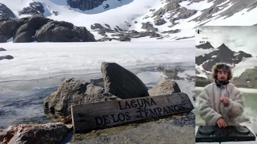 Polémica por fiesta electrónica clandestina en la Laguna de los Témpanos