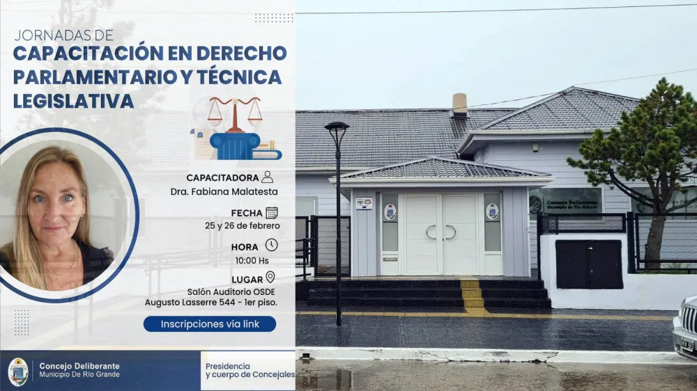 Invitan a las “Jornadas de Capacitación en Derecho Parlamentario y Técnica Legislativa”