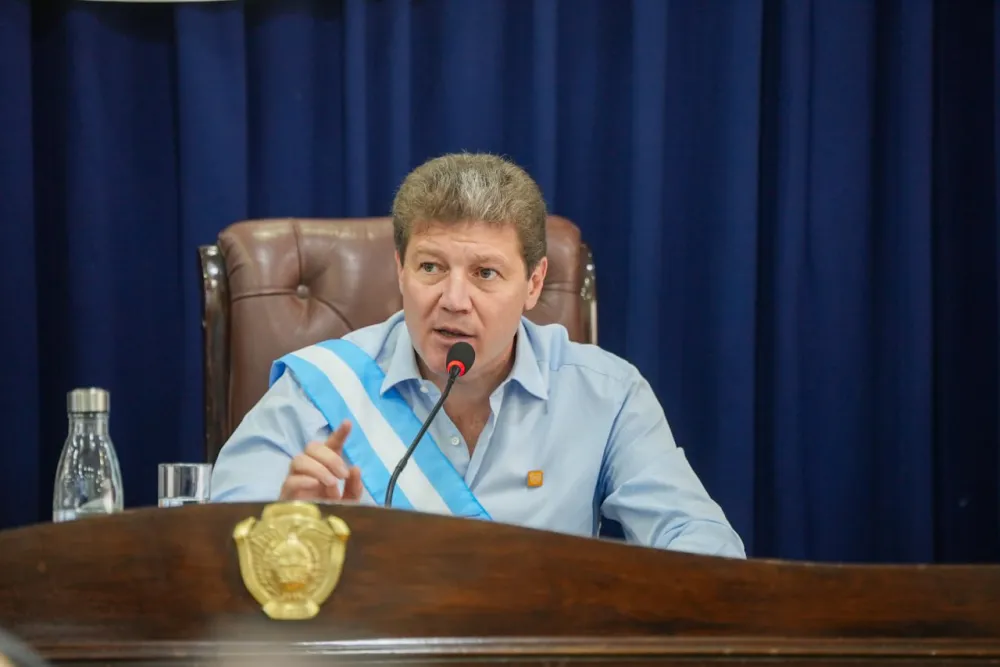 Gustavo Melella, gobernador de la provincia de Tierra del Fuego.
