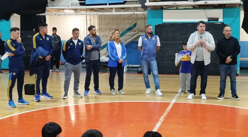 Se destacó la presencia de Boca Junior y de Vanina Oneto en la Expo Deportes. (Foto: www.red23noticias,com.ar)
