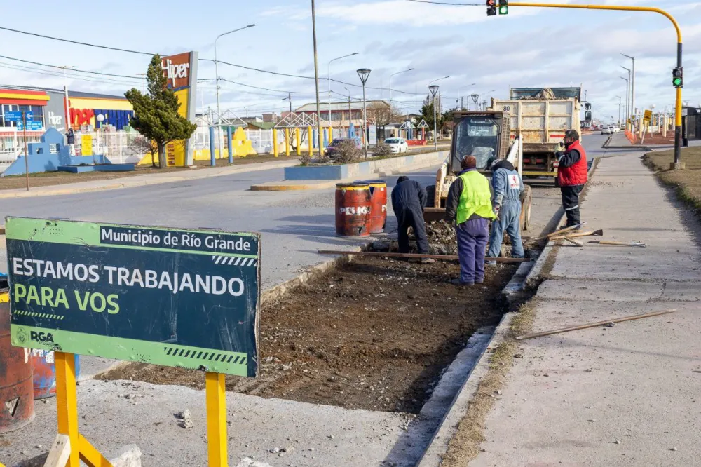 En Río Grande, avanzan las obras públicas