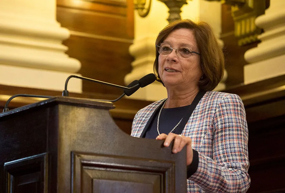 Dra. María del Carmen Bataini, presidente del Superior Tribunal de Justicia.