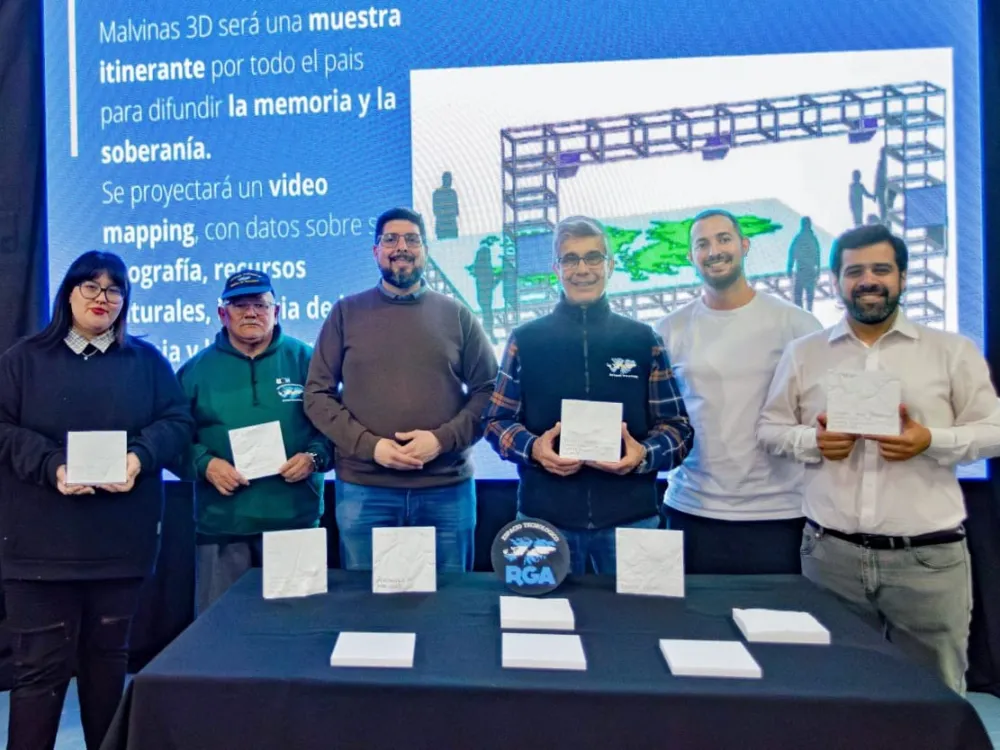 El municipio entregó a veteranos bloques 3D para una maqueta