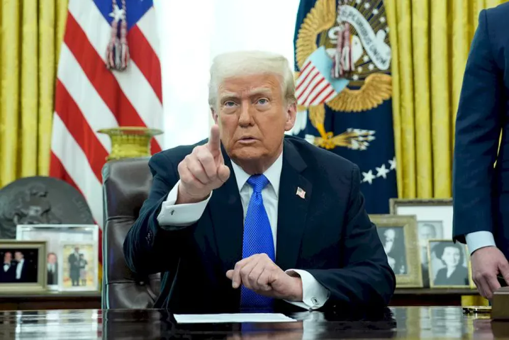 Trump presidente de Estados Unidos, Donald Trump.