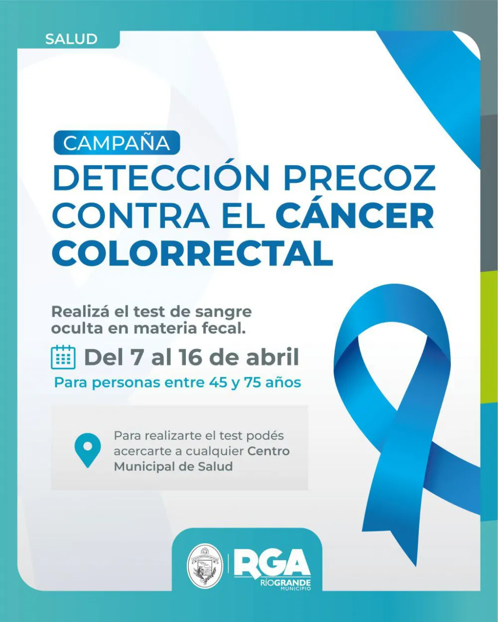 Municipio lanza la jornada de prevención de Cáncer de Colon