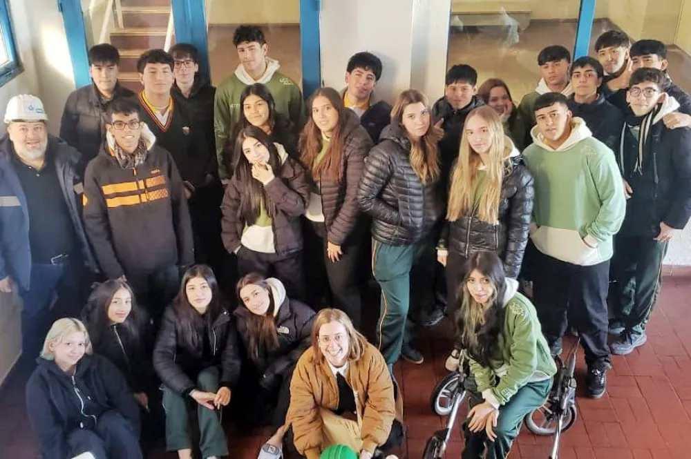 Estudiantes del EPEIM recorrieron la planta potabilizadora