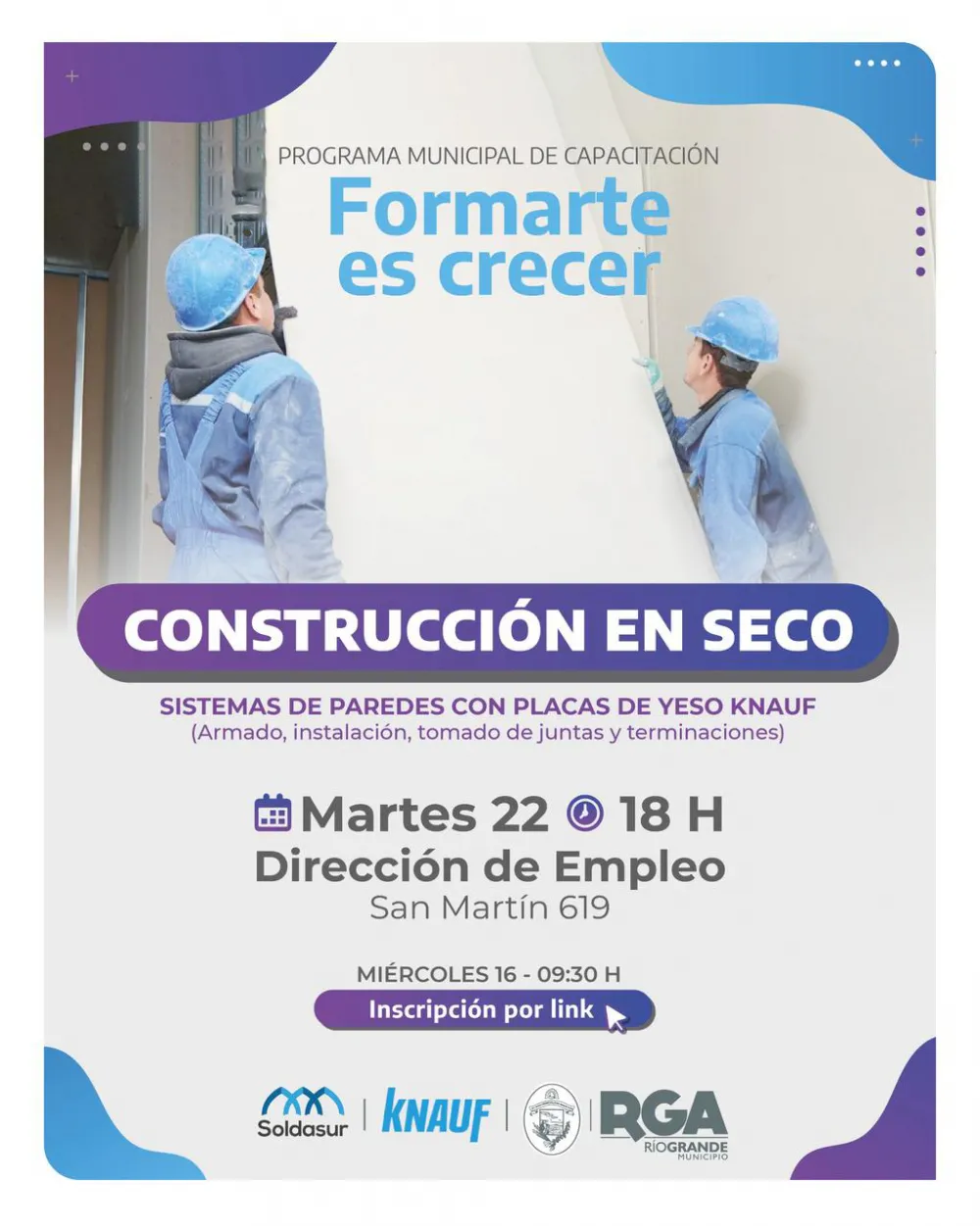 Curso de Construcciónen Seco: "Sistema de Paredes con placas de yeso Knauf"