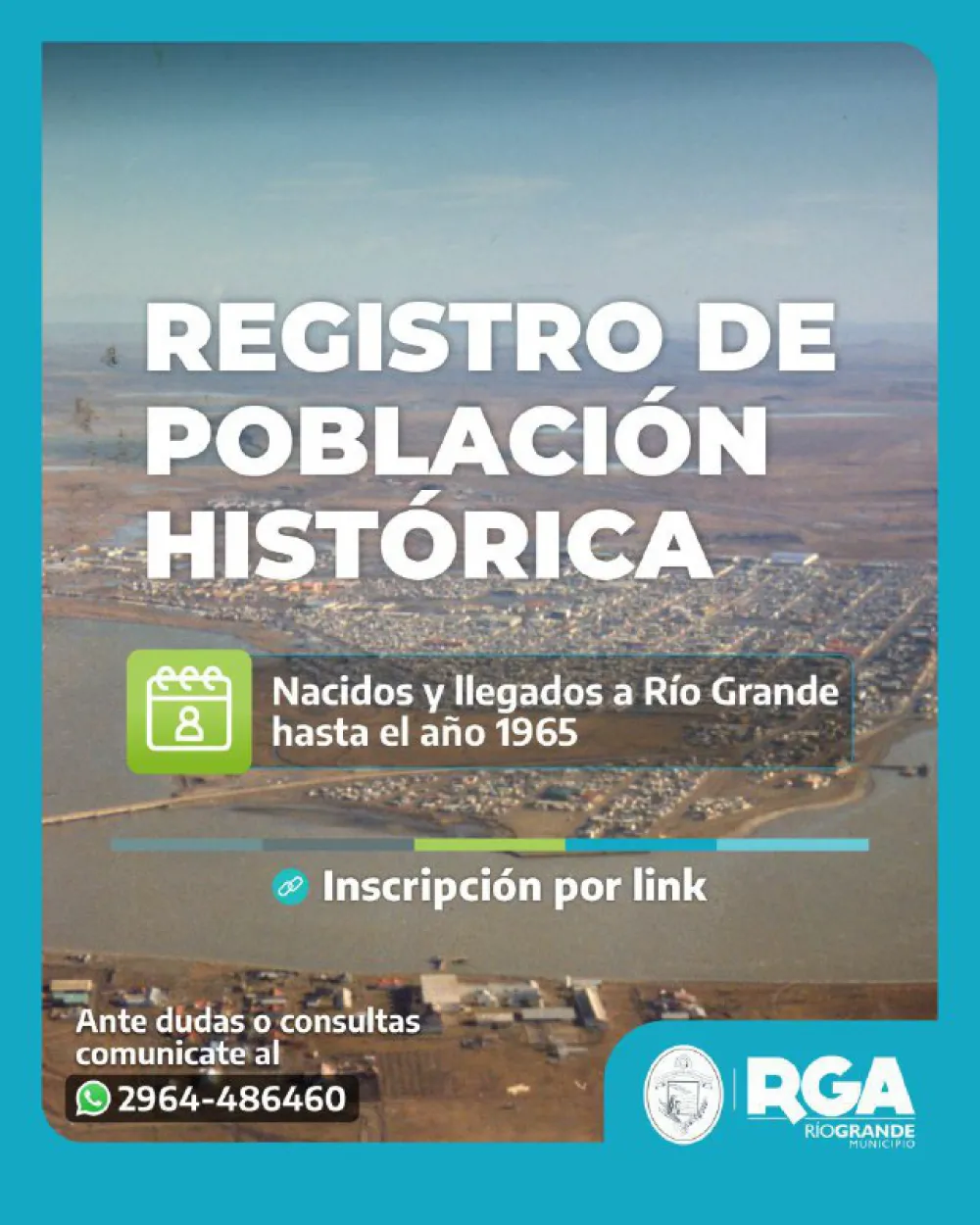 Registro de Población Histórica de nacidos y llegados hasta 1965