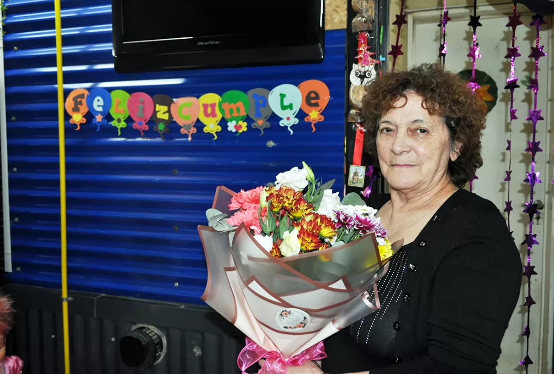 María González, responsable del "Comedor de María".