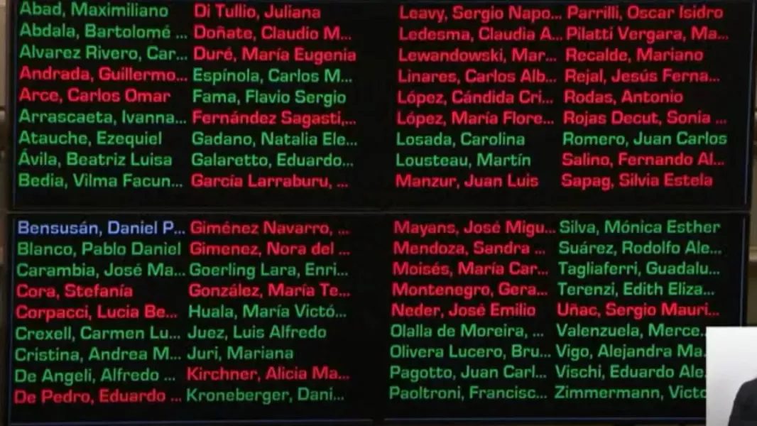 El Senado rechazó la Ficha Limpia