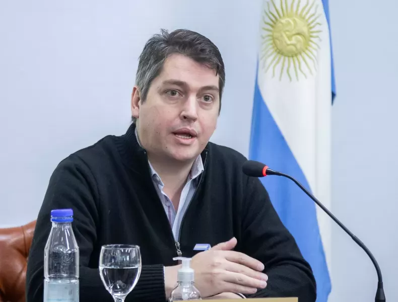 Martín Perez, intendente de la ciudad de Río Grande.